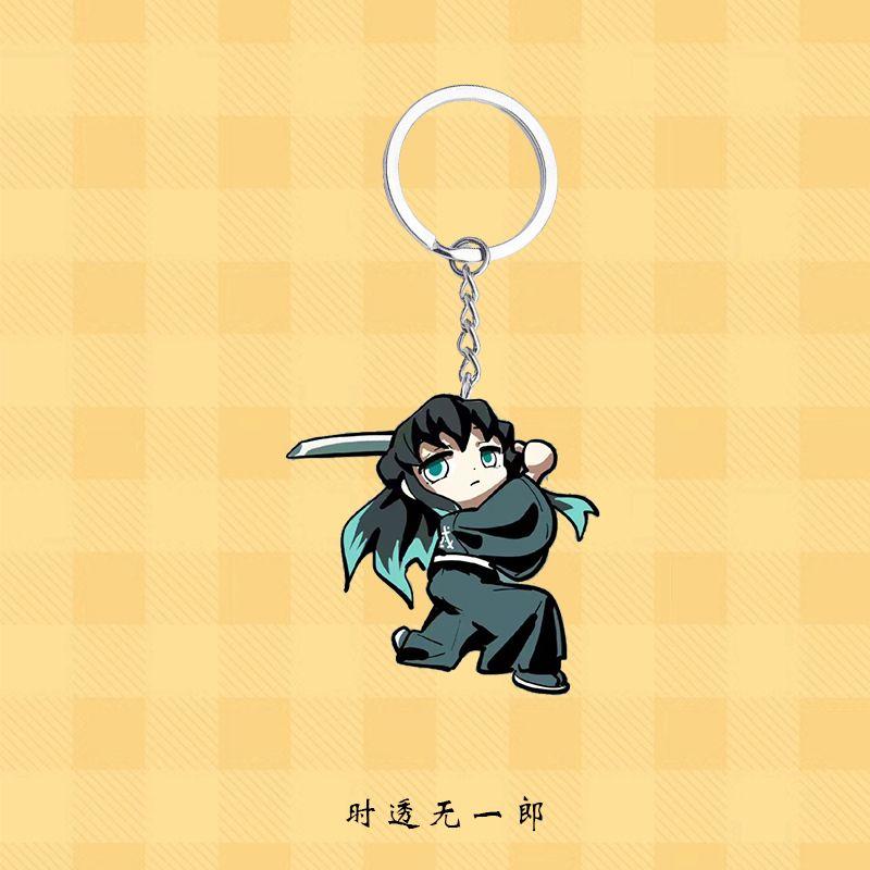 

Demon SIayer Tokitou Muichiro cute creative anime peripheral acrylic keychain high-looking fashion versatile decorative pendant