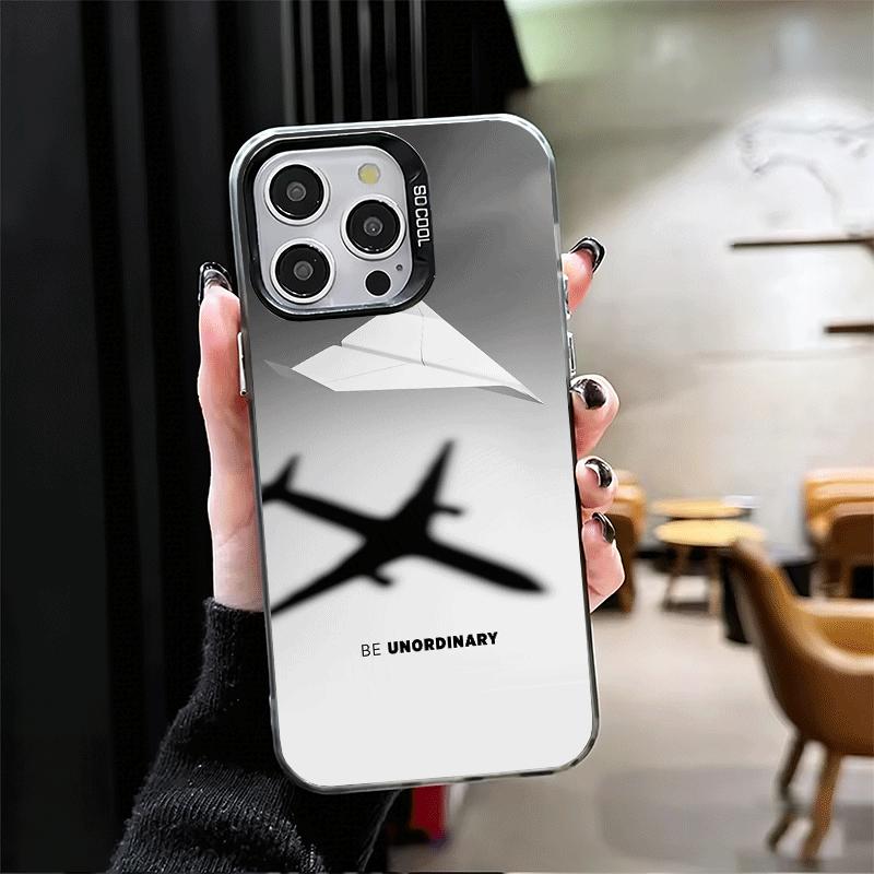 Paper Airplane Boat Dream Shockproof Phone Case for iPhone 17 Air 16 16E 15 Pro Max 14 Plus 13 Mini 12 Back Cover Anti Fall Fund