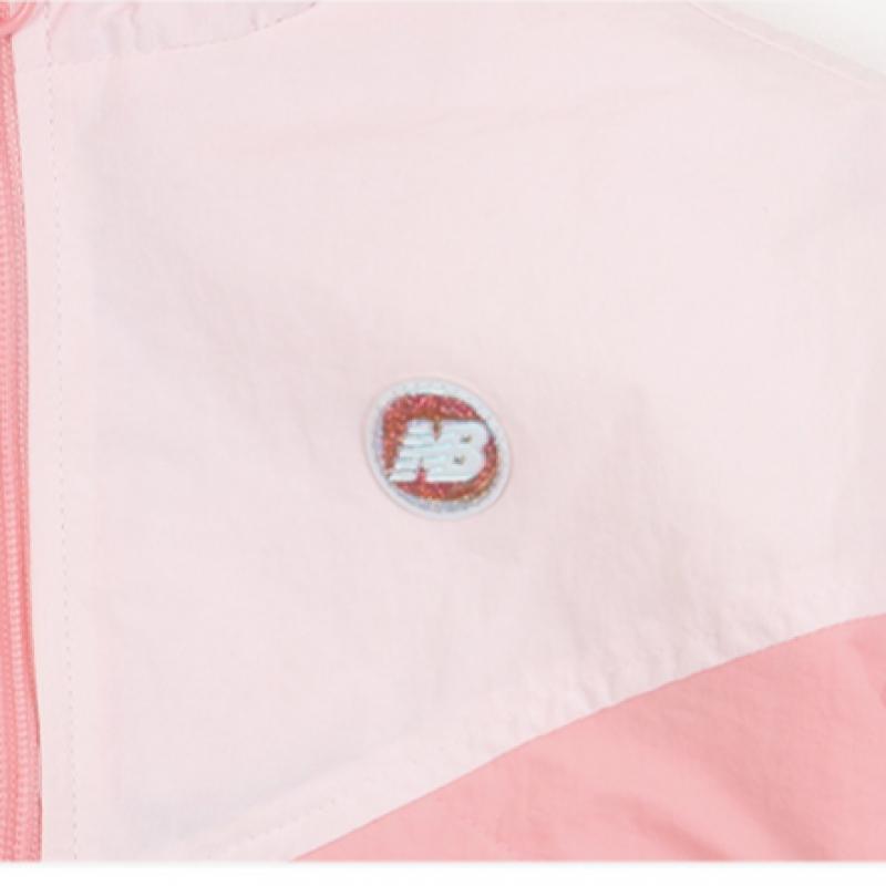 New Balance Kids Tree Girls Windbreaker Skirt Set Pink