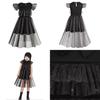 Wednesday Addams The Addams Family Outfit Black Dance Dress Uniform Party