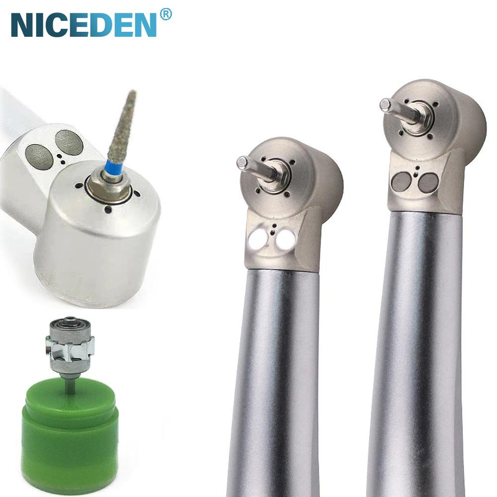 Niceden New Dental Small Head High Speed Double LED Mini Head for Dental Lab Kids Children Hand Piece Push Button