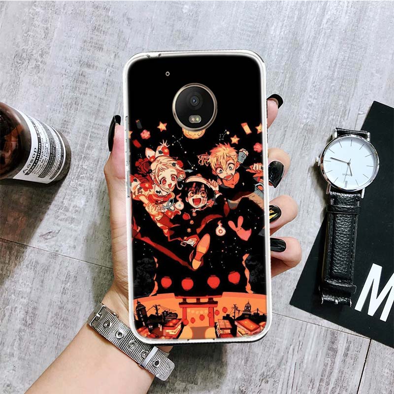 Toilet Bound Hanako Kun Anime Phone Case For Motorola Moto G9 G8 G7 G6 G5 E6 E5 E4 Plus Play Power One Action Macro Coque Cover