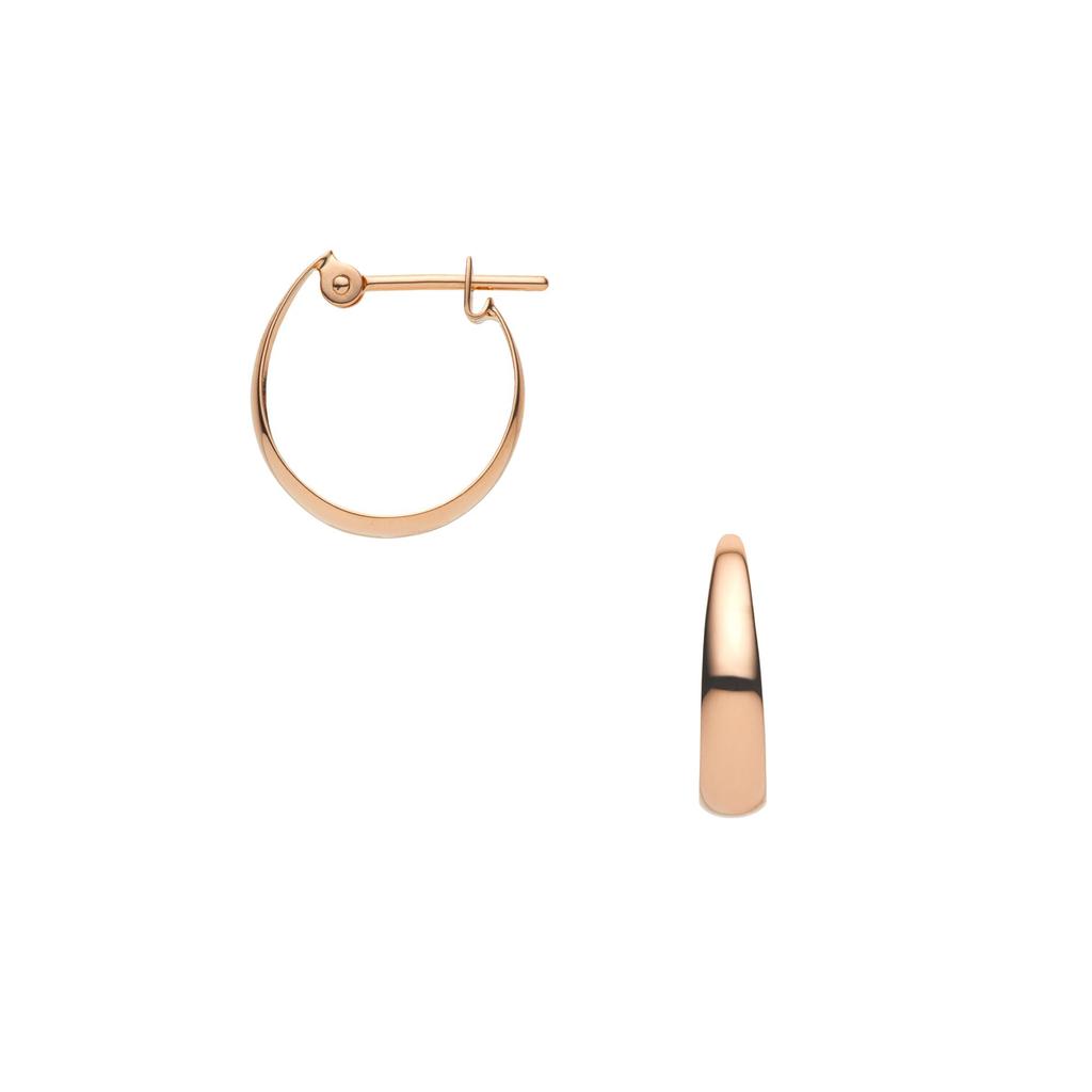 Vendome Aoyama K18PG Pink Gold Hoop Earrings AGAA1594 PG [Official]
