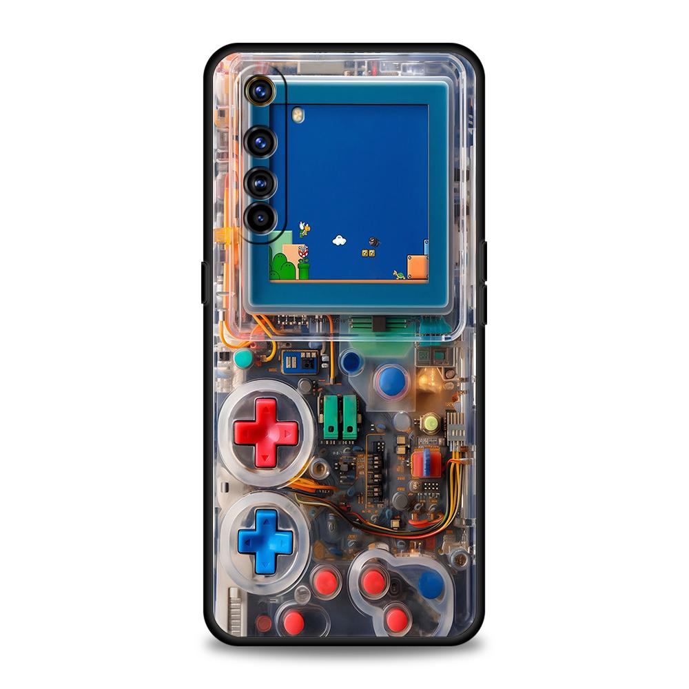 Painted Gaming Consoles Soft TPU For Realme 12 11 10 9 Pro Plus GT2 GT3 GT5 7 8 Pro C21 C25 C35 Pro 5G Shockproof Phone Case Bag