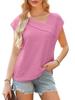 Women's Summer Casual Short Sleeve T-Shirt Fashion Top