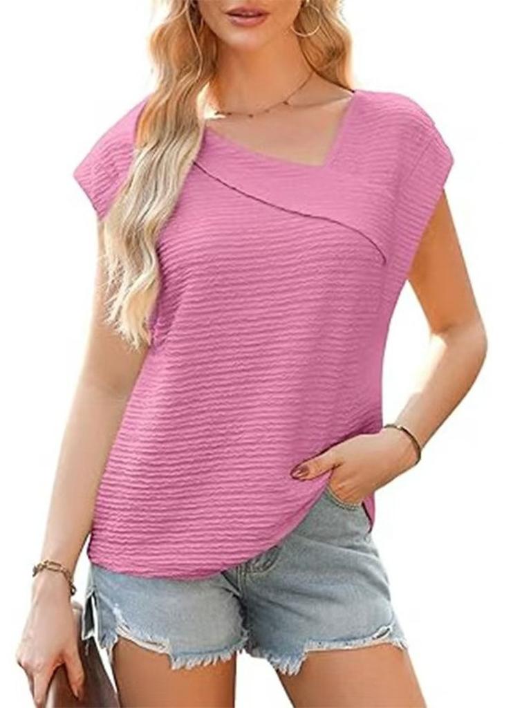 Women's Summer Casual Short Sleeve T-Shirt Fashion Top