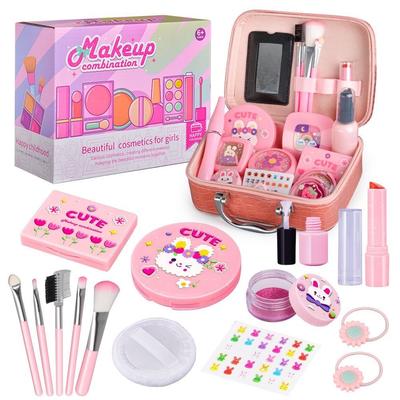 Simulationsschmucktasche Mädchenspielzeug Einjähriges Kind Spielhaus Spielzeug Kosmetik-Geschenkbox 10 Ankleideset