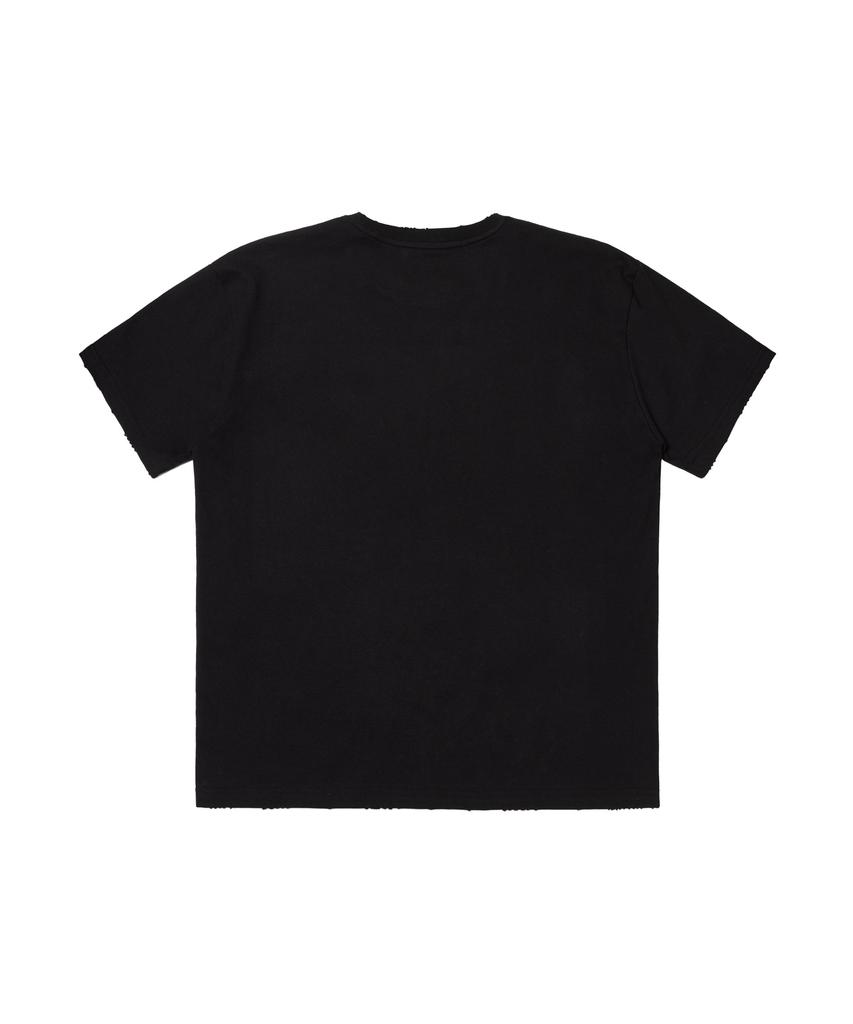 FANCY CLUB Damaged Fearless Tee (Black) F26Qb050