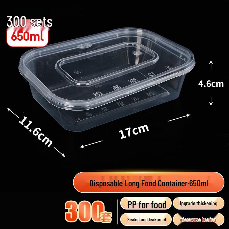 Uao Disposable Food Containers with Lids