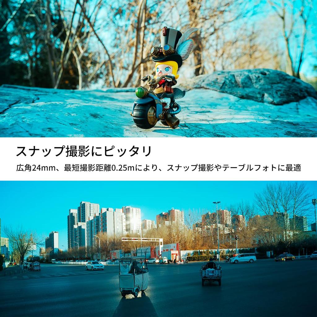 SG-image 24mm F6.3 Full-Frame Leica L-Mount Prime Ultra-Thin Pancake Lens, Black (2-Year Warranty) (Official Japanese Product)