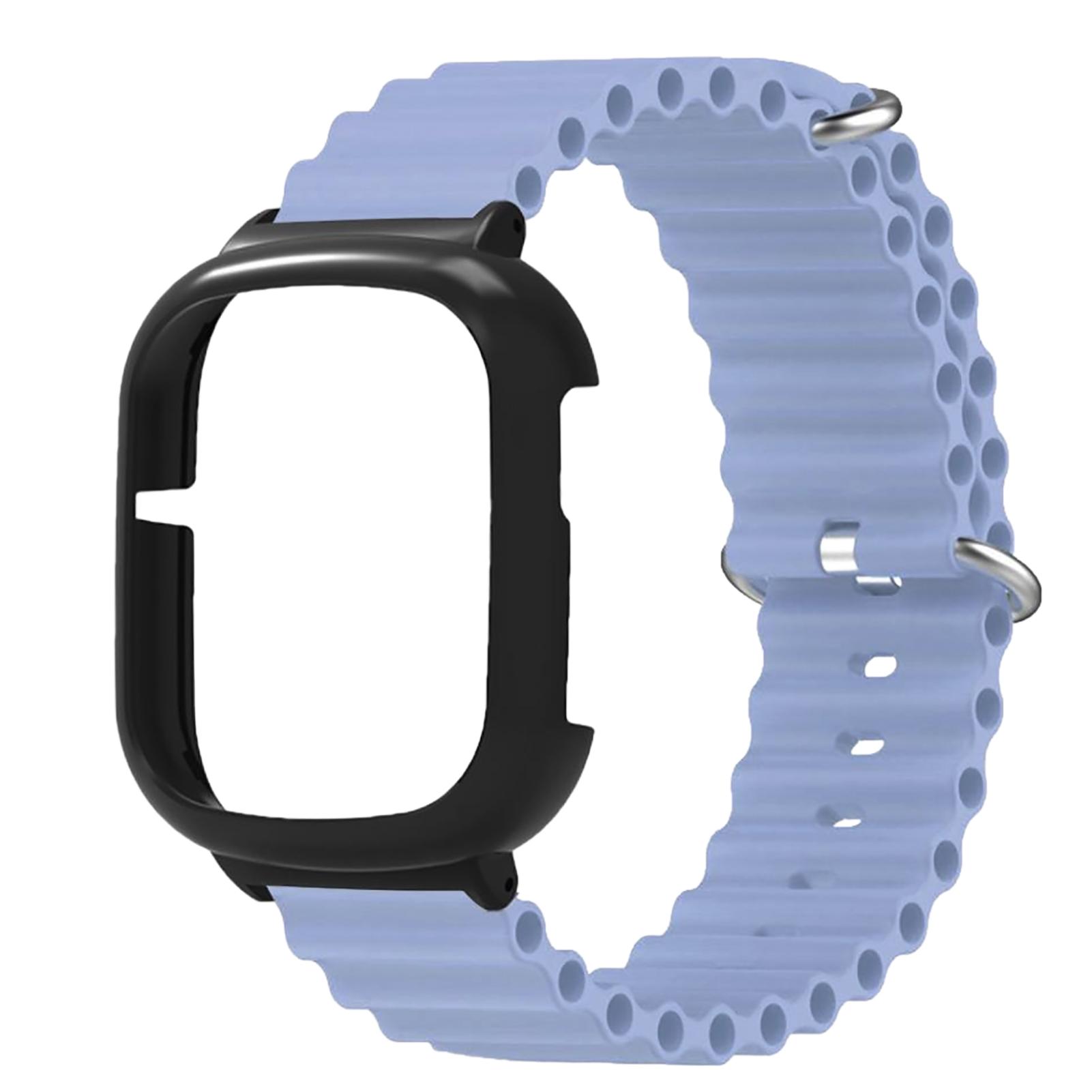 Silicone Watch Strap Watch Strap Adjustable Soft Skin Friendly  Watch Band with Protective Cover for Honor фиолетовый