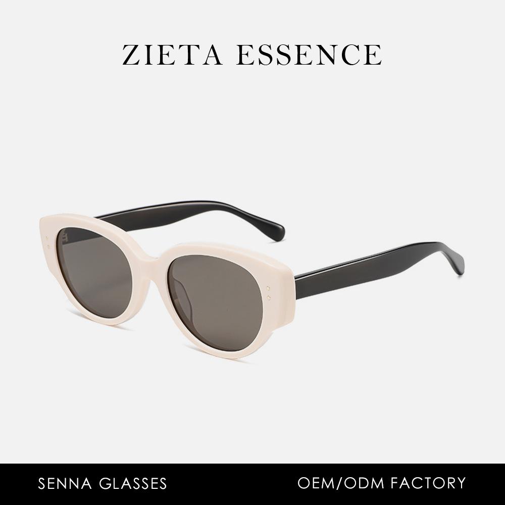 Nylon Cat Eye Sunglasses Fake Tide Red Zone Street Shot Quality Sunglasses Plate B9055