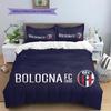 Bologna FC Pattern Bedding Home Decoration Birthday & Festival Gift (1 * duvet cover + 2 * pillowcase, without core)