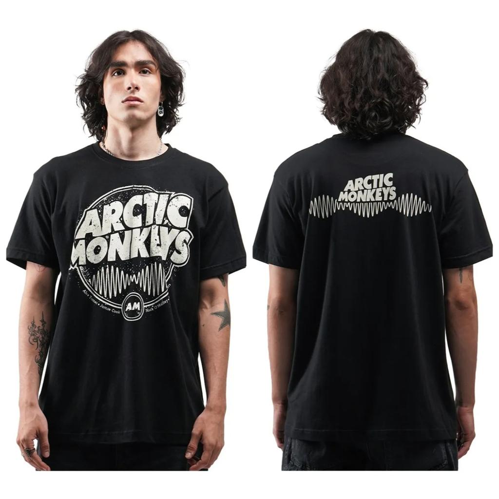 2025 New MVintage Arctic Monkeys Shirt Short Sleeve T-shirt Men Women Loose Norwegian Y2k Black Metal Rock Band Half Sleeve