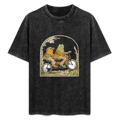 Frog And Toad Biking Tshirt Dry Fit Athletic Short Sleeve Shirt
