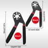 Clampable Movable Hexagonal Spanner 6/8 Inch Magic Wrench  Mechanical Workshop Tools
