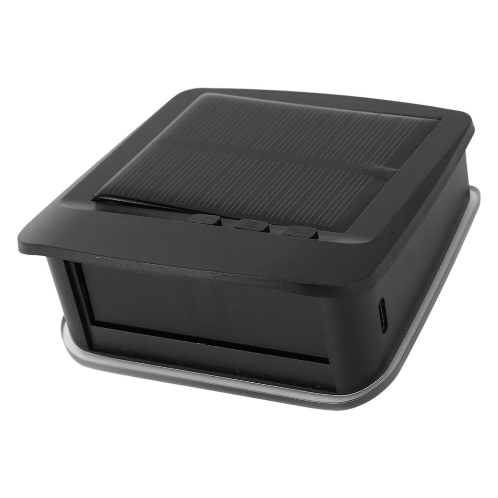 Tire Pressure Monitoring System, Solar Tire Pressure Monitor with 6 Internal Sensors, Ambient Light, Real time Display