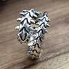 Vintage Punk Tusenfoting Parring Gotisk Geometrisk Ryggrad Femfingerringar Hiphop Hyperbol Anime Ringsmycken
