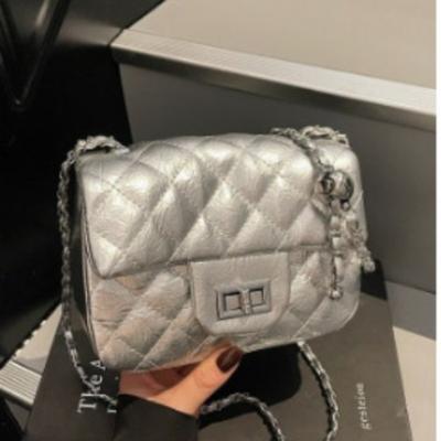 Premium Diamond Chain Bag Women's New Fashion Small Square Bag Versatile Shoulder Messenger Bag