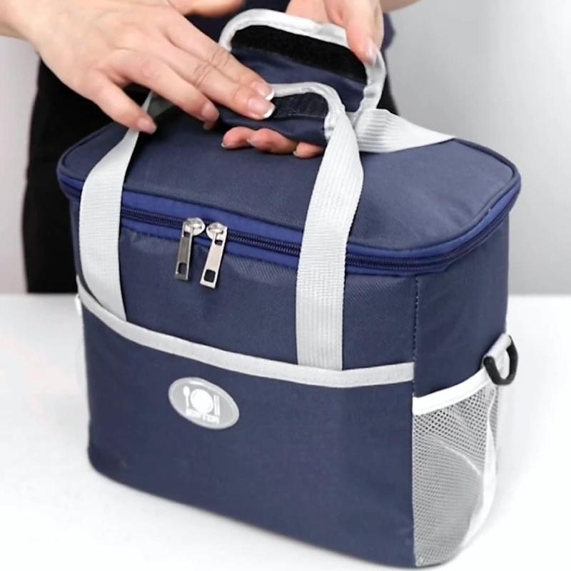 Thickened Waterproof Outdoor Picnics Box Lunch Insulation Bag Food Container Portable Handheld Lunch Box Bag Enduring