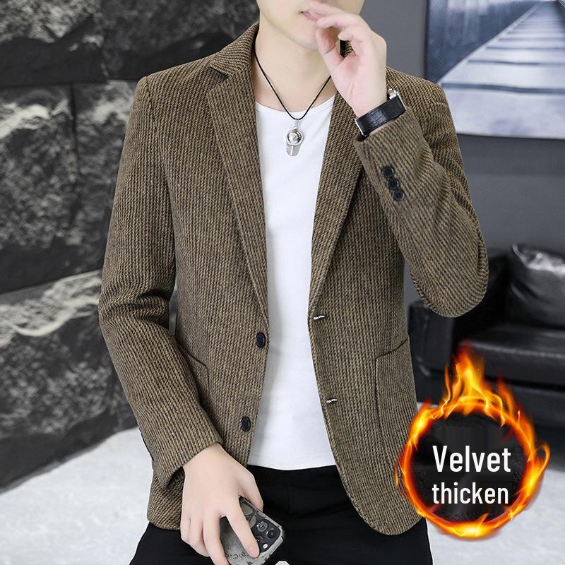 

Men s High-End Two-Button Autumn Blazer: Stylish, Versatile, Quality Wear 3XL 75-82.5kg