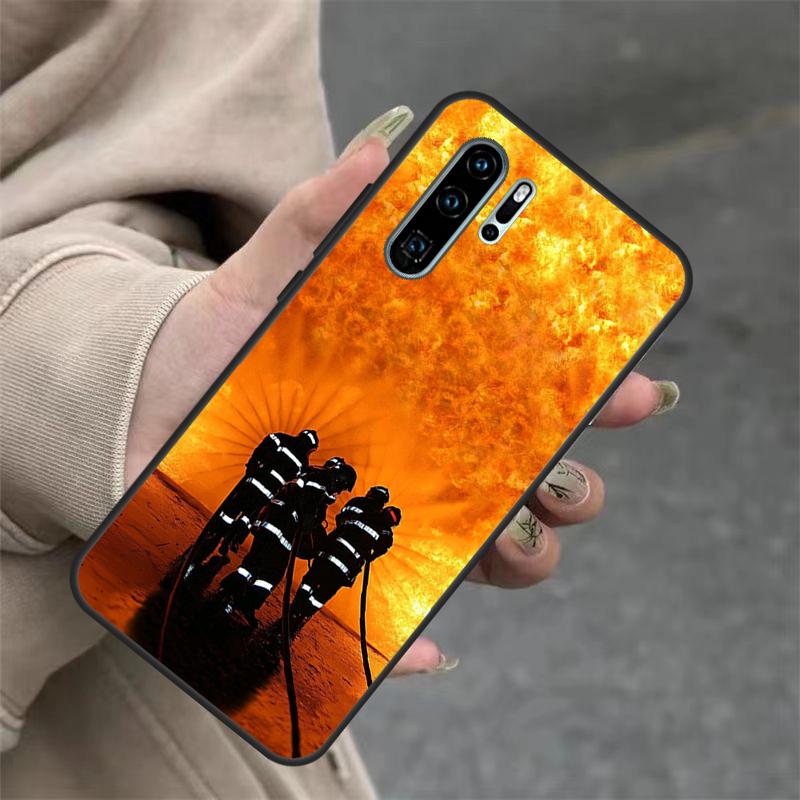 Feuerwehrmann Feuer Feuerwehrmann Für Huawei Nova 11i 8i 7i 3i Nova 9 10 SE 5T Y60 Y70 Y90 Y91 Y61 P20 P30 P40 Lite Pro Hülle