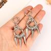Punk Style Spiked Earrings For Women Men Gothic Cone Pendant Earrings Y2K Grunge Dangle Jewelry Gift