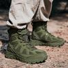 Mode Neue Taktische Stiefel Outdoor Camping Militärstil Herren Frühling Sommer Saison Wanderschuhe Bequem Atmungsaktiv Sportausrüstung