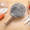 304 Stainless Steel Large Ladle with Wooden Handle and Double Ear, Kitchen Utensil Skimmer & Noodle Strainer.
