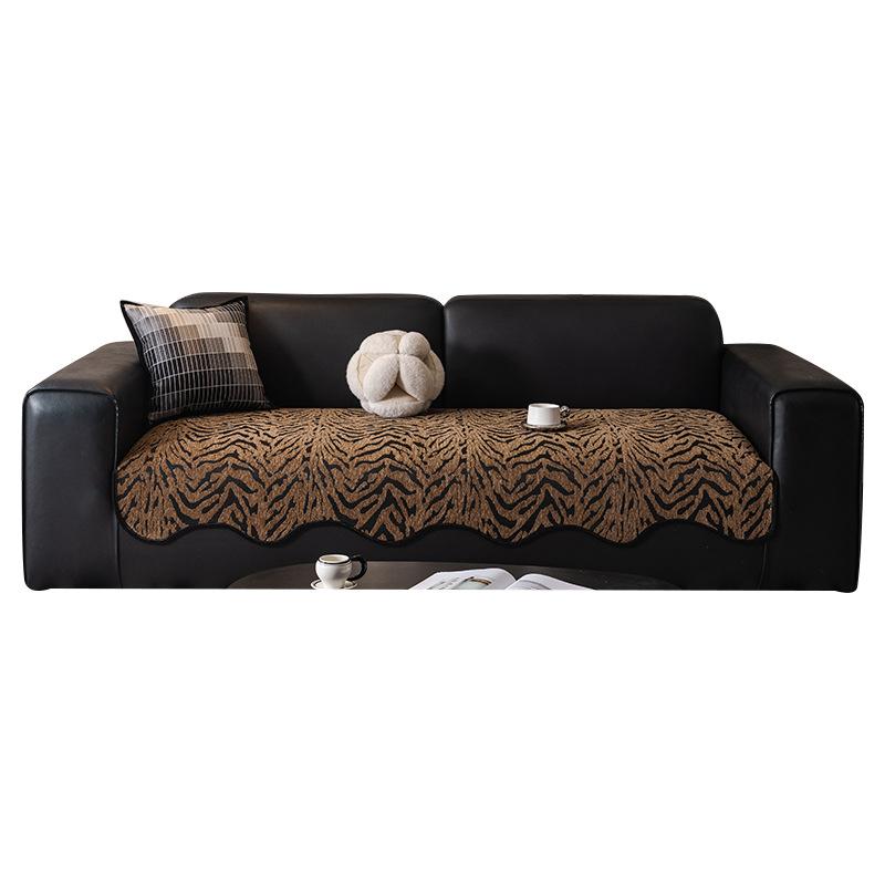 Light Luxury High-End Sofa Cushion Is Universal In All Seasons New Non-Slip Seat Cushion Chenier Straight Sofa Cover Cloth Towel