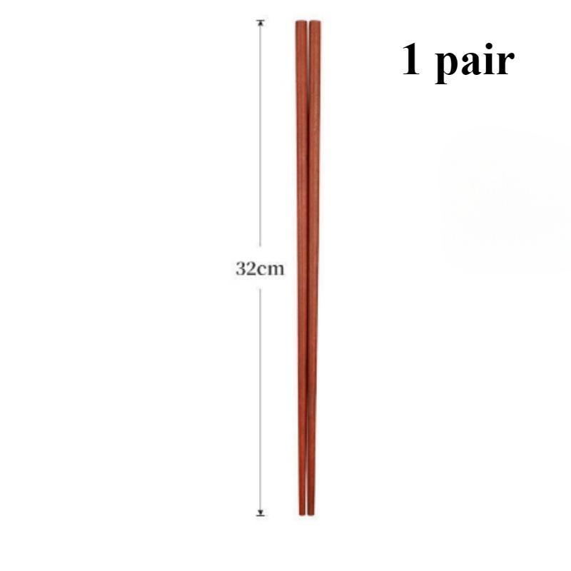 32cm 42cm Long Iron Wood Solid wood Chopsticks,Extended Wood Chopsticks, Rice Noodles Hot Pot Long Chopsticks,Kitchen Tools