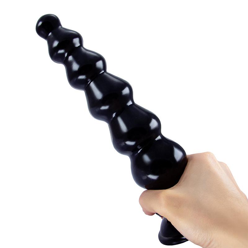 Mărgele din PVC mărgele de expansiune anal Plug anal Ventuză Cristal transparent G-spot Curtea din spate Bandă anală Jucării sexuale pentru adulți