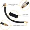Tire Inflator Extension Tube Tyre Pump Quick Inflation Chuck Adapter Hose Quick-Inflation Clip Connector High-Pressure Tube Car Motorcycle