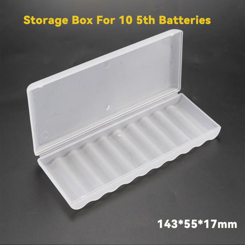 4/6/8/10 Grid 5/7 Battery Storage Box Transparent Portable Storage Box Jewelry Box Screw Box Parts Box Tool Box