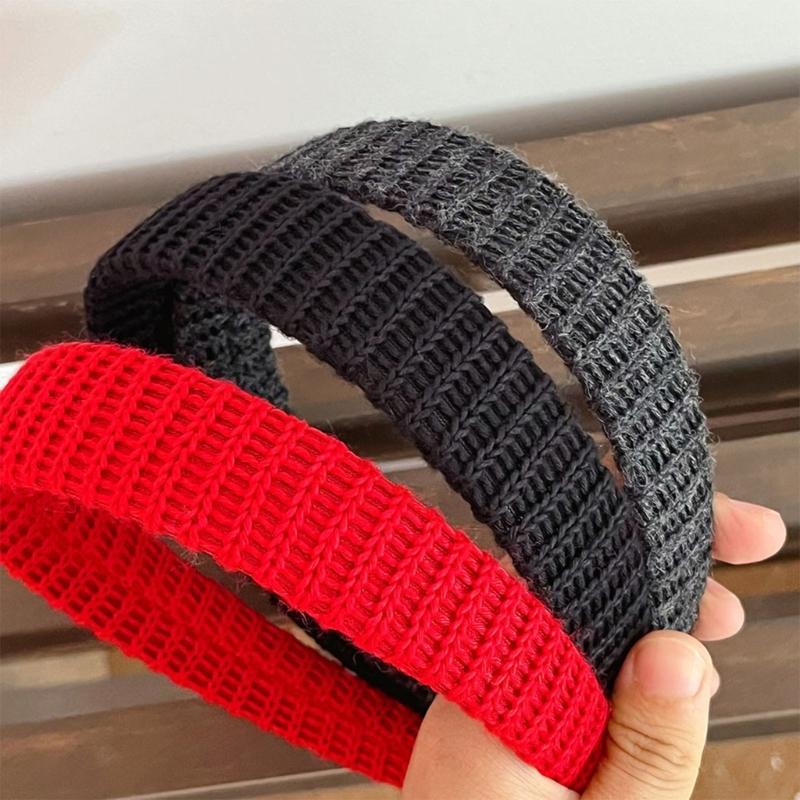Knitted Embellished Hairband With Comfortable Headbands Secure Grip Design Comfortable Hairpiece for Women