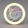 360°Rotating E27 Ceiling Fan Light with Remote Control RGB Dimmable LED Ventilator Lamp for Home Bedroom Living Room AC85-265V