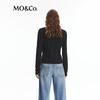 MO&Co. Acetat Kaschmir Mischstrickjacke