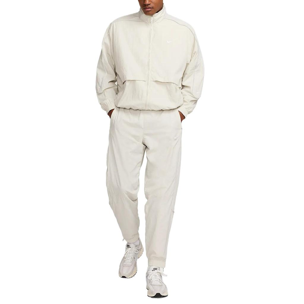 New Nike SportswearSolo Swoosh FW/AW24 Jacket Men's Light Bone FB8622-072