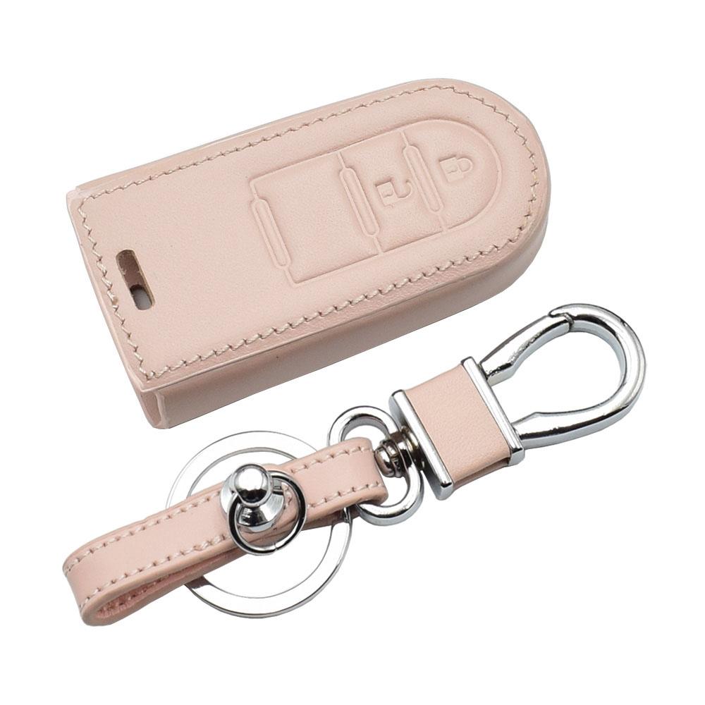 ATOBABI Leather Car Key Case For Toyota Passo Pixis Joy Epoch Daihatsu Boon Move Cast Wake Thor Smart Remote Control Fobs Cover