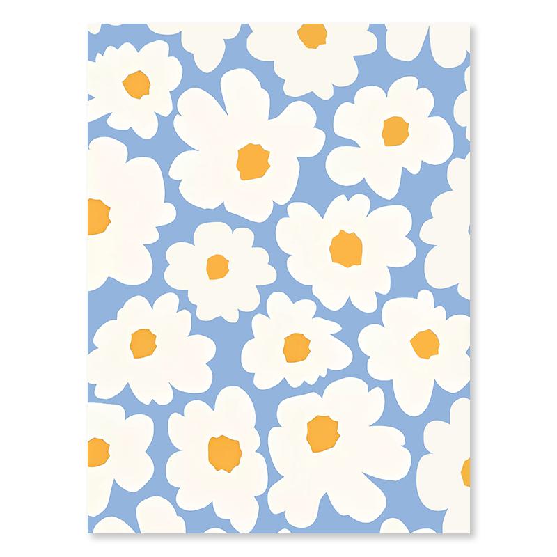 Flower Market Tulip Posters Danish Pastel Canvas Painting Minimalist Living Room Aesthetics Wall Art Picture for Home Decor