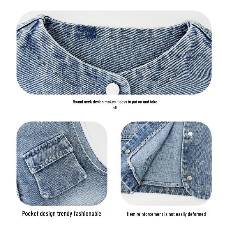 YOYO Fairy Tale Boys' Denim Vest