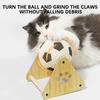 HempBall Cat Scratching Ball Board Stable Triangular Structure Wear-resistant Helps Reduce Pet Damage To Home Furnitures
