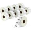 BETCKEY - 1.25" x 1" (32 mm x 25 mm) Barcode & Address Labels Compatible with Zebra & More Label Printer,Premium Adhesive & Perforated [10 Rolls,