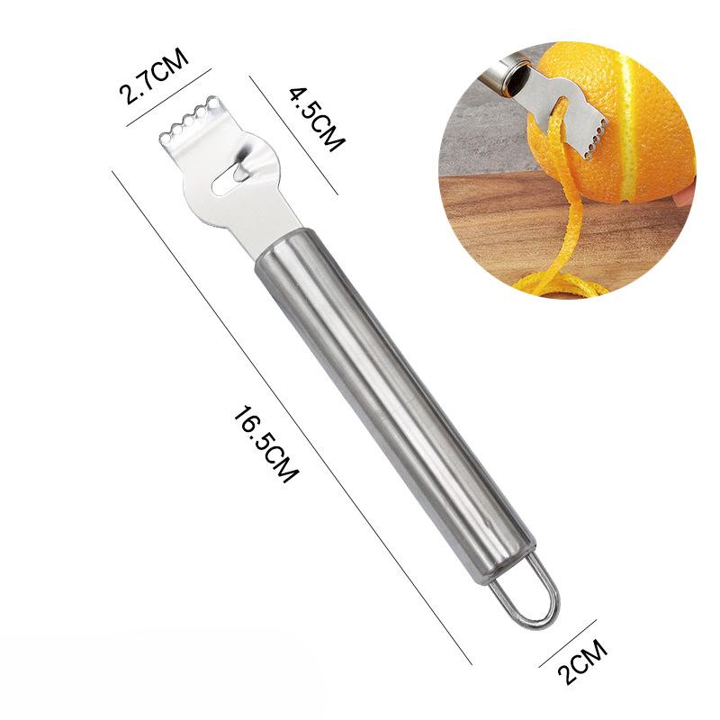 Lemon Zester Grater Stainless Steel Peeler Kitchen Stuff Clearance Kitchen Accessories Kitchen Gadgets for Restaurant
