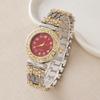 Jewelry Diamond-Set Roman Numerals Simple Watch Women'S Bracelet Watch Set Women'S Watch