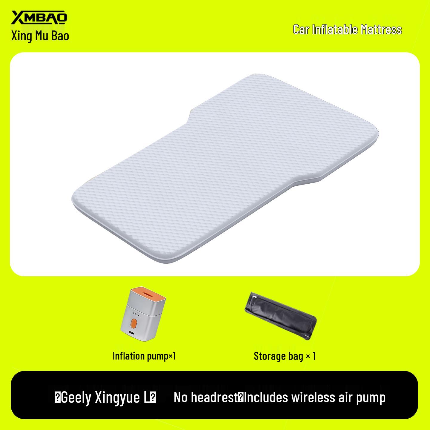 Inflatable Rear Seat Sleeping Pad for 26 Geely Xingyue L Models