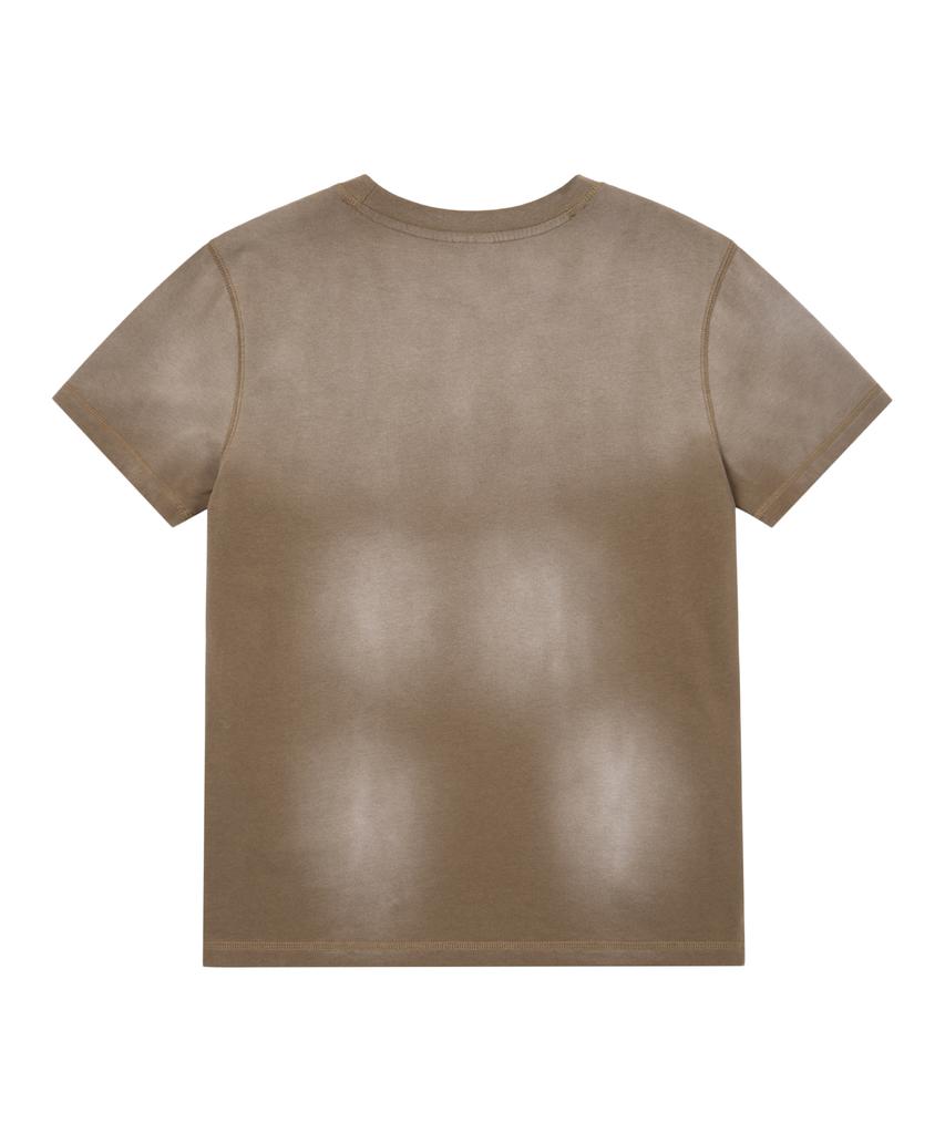 AAKAM Dust Fade Cros2 Half Top (Brown)