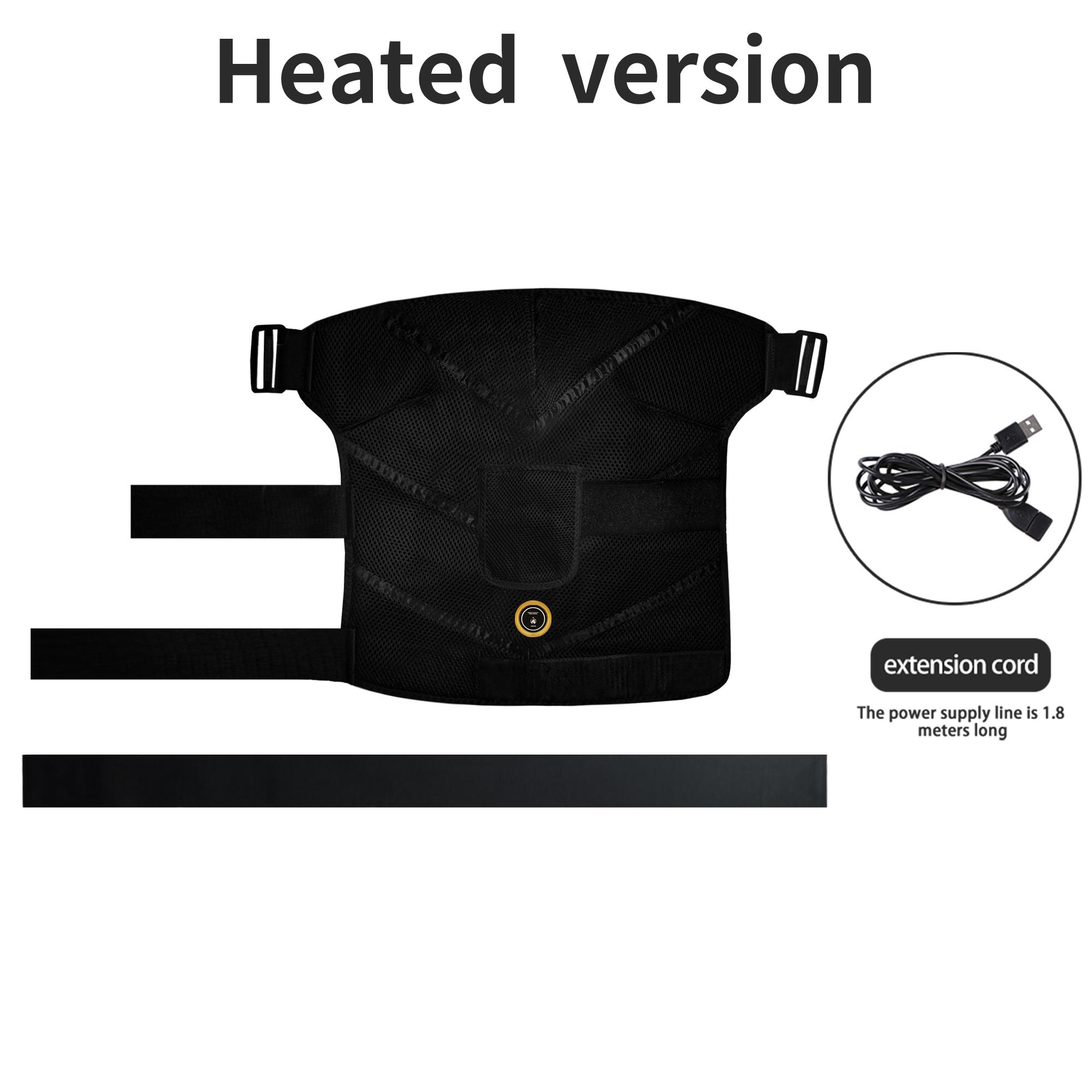 

Full-Wrap Heated Shoulder Massager Usb-Powered 3 Modes Heating/Massage Frozen Shoulder Arthritis Relief Muscle Relaxation Unisex EU-Plug