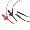 Gold Plating IC Hook Test Clip Black Red Test Cable Dupont Line Test Clip  SMD IC Testing