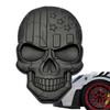 Pegatina Calavera | Calavera Coche Pegatina Coche Metal Modificado Logotipo 3D Coche Bandera Personalizada